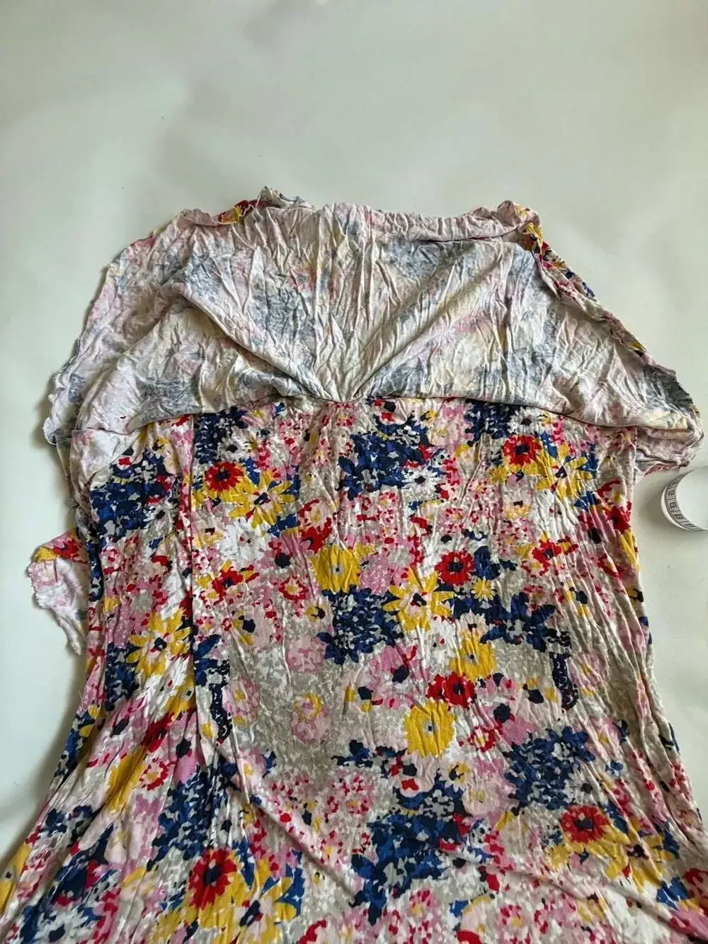 Old Navy Floral Blouse XL Girls Watercolor Flower Festival Boho Top
